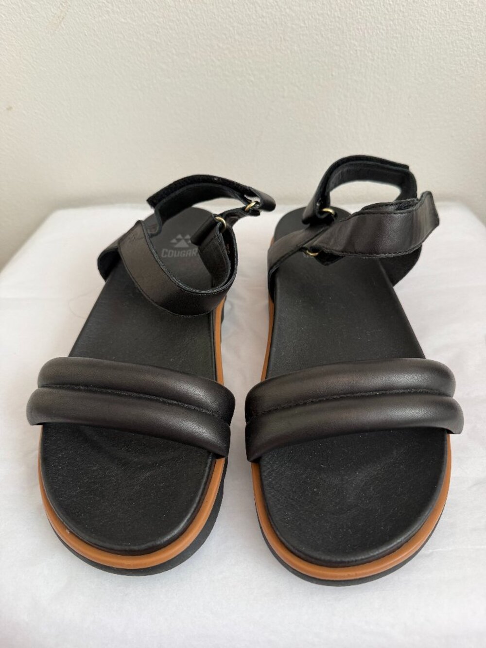 Listing: Cougar Nolo Leather Flatform Sandals